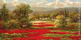Hulsey Famous Paintings - Poppy Village